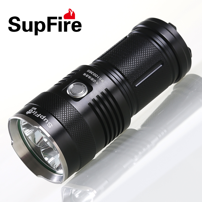 Shenhuo M6 strong light flashlight L2 waterproof rechargeable outdoor searchlight comparable to 100,000 lumens super bright high power
