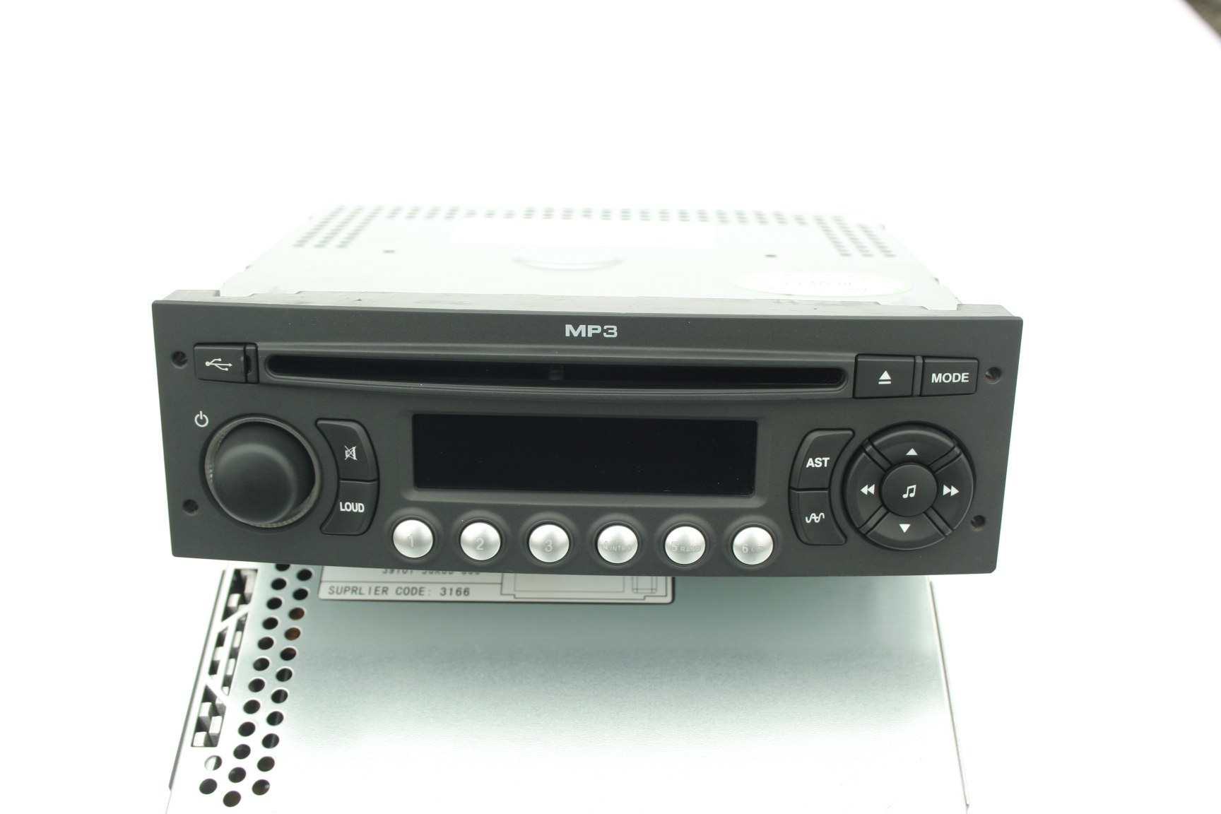 307汽車cd機帶usb的cd機五菱qq世嘉cd單錠cd音響拆車原車cd主機