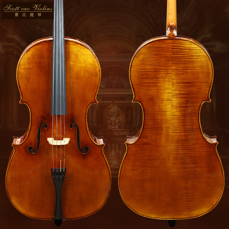 Scott Cao cello Imported European material Handmade performance grade Adult professional examination solo instrument
