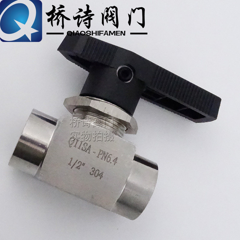 [USD 12.99] Stainless steel internal threaded highpressure ball valve