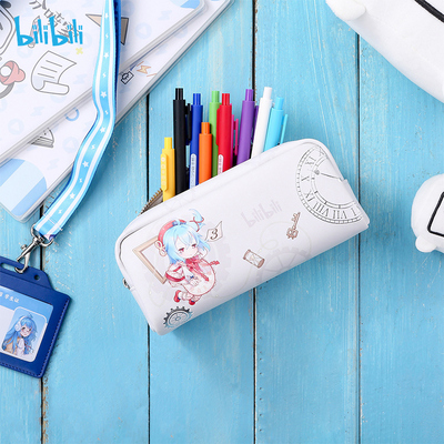 taobao agent bilibili 哔哩哔哩 Surrounding 2233 Niang Clock Pencil Case Anime Two-dimensional Stationery Student Station B
