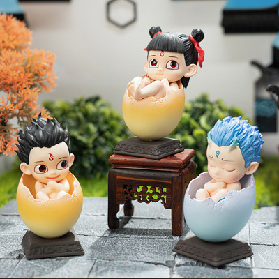 taobao agent bilibili 哔哩哔哩 Meng Qi X Manan Nezha: The Devil Child Comes to the World Egg Pet Blind Box