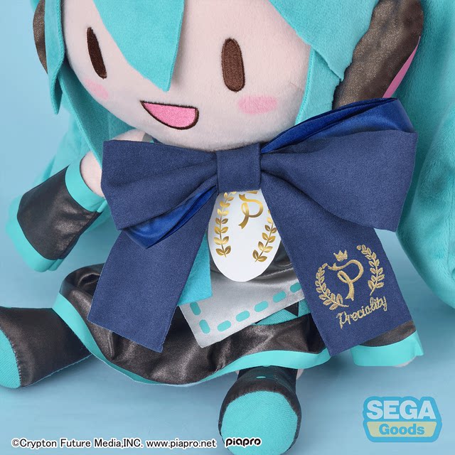 bilibili Hatsune Miku miku ຂອງແທ້ໝອນສີບົວ plush toy fufu doll