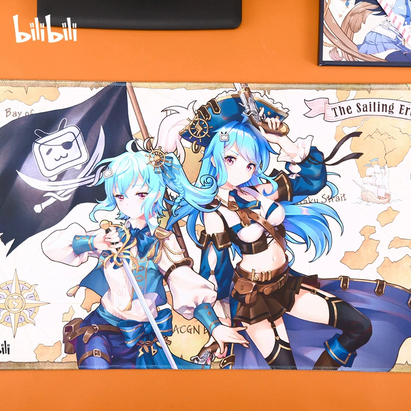 bilibili Bilibili 2233 Pirate Series Big Table Mat Mouse Pad Anime Ngoại vi Yếu tố thứ hai - Carton / Hoạt hình liên quan