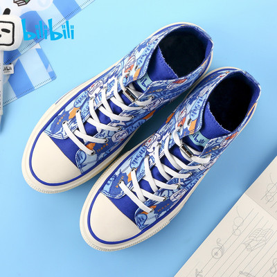 taobao agent bilibili Bilibili Little TV Campus High -Graduate Canvas Shoes 2022 Spring and Summer casual wild shoes gift
