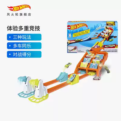Hot wheel new product leap scoring competitive track hot sports car track children's toy track GBF89