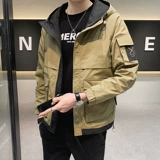 Демисезонная трендовая куртка для отдыха, коллекция 2021, в корейском стиле, оверсайз