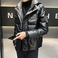 Глянцевый пуховик, зимняя удерживающая тепло куртка, коллекция 2021, увеличенная толщина, в корейском стиле