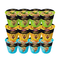 [Смесь и сочетание 12 баррелей] Японский стиль дельфин 4+горячая и кисенная кость дельфина 4+морепродукты рамен 4