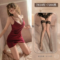 {Red} подвеска ночная рубашка + длинные носки трубки