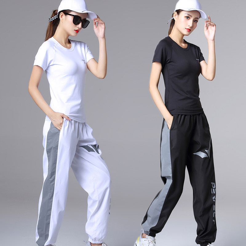 Square dance clothing new suit short-sleeved summer ghost dance troll dance clothes sports dance woman large size Yang Liping