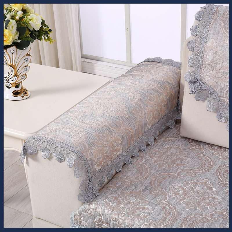 Sofa towels backrest towel armrest towels European style cover non-slip Four Seasons universal lace sofa cushion simple to modern Gaib