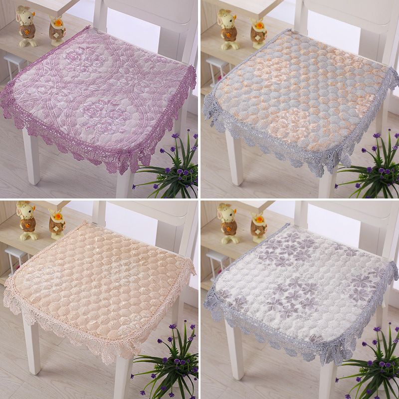 Sitting Mat Chair Mat Fabric All Season Universal Non-slip O Style Dining Table Chair Cushion Butt Cushion Home Plate Stool Seat Cushion