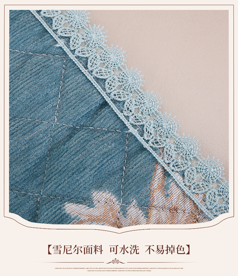 Chenille ghế ăn đệm phân châu Âu đệm ghế nhà bốn mùa phổ rắm pad bìa bìa bảng phân - Ghế đệm / đệm Sofa ghế đệm ngồi