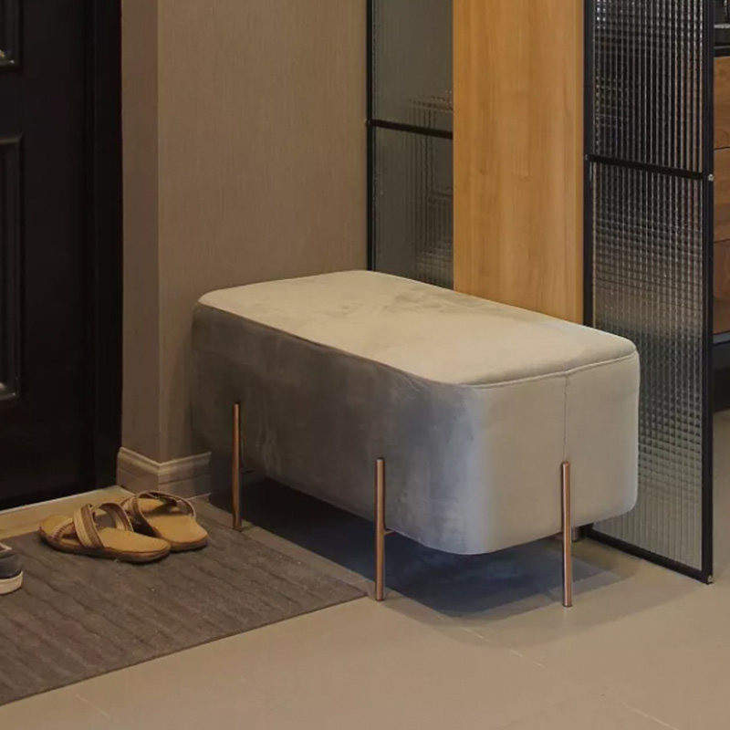 Nordic Cloth sofa footstool doorway Home Shoes Stool Wearing Shoes Changing Bench Living-room Cloakroom Fitting Room for a little stool