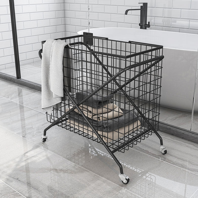 Nordic Iron Toy Clothes Storage Basket Bathroom Dirty Clothes Basket Lou Dirty Clothes Basket Household Large Storage Basket Extra Large - Taobao