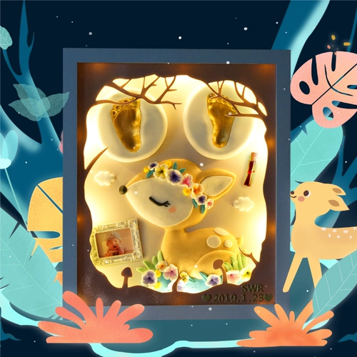 Детские отпечатки рук и ног, чернильная подушечка, отпечаток рук для новорожденных для младенца, сувенир, фоторамка, подарок на день рождения