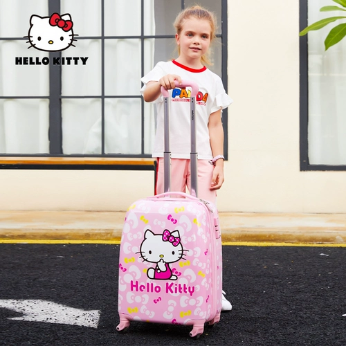 Hello Kitty, универсальный чемодан, мультяшная сумка для принцессы, 18 дюймов
