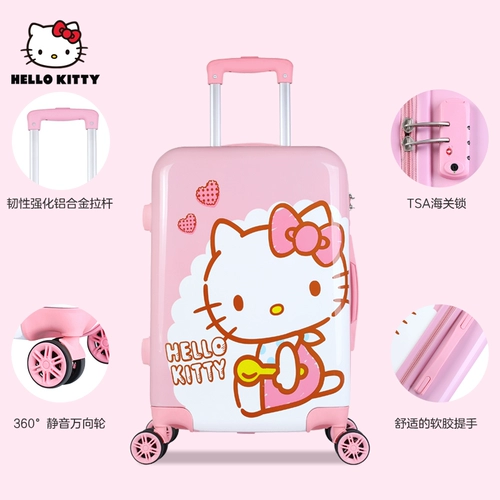 Hello Kitty, универсальный чемодан, мультяшная сумка для принцессы, 18 дюймов
