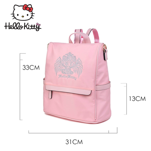 Hello Kitty, детская сумка через плечо, универсальный свежий школьный рюкзак, коллекция 2021, в корейском стиле, простой и элегантный дизайн