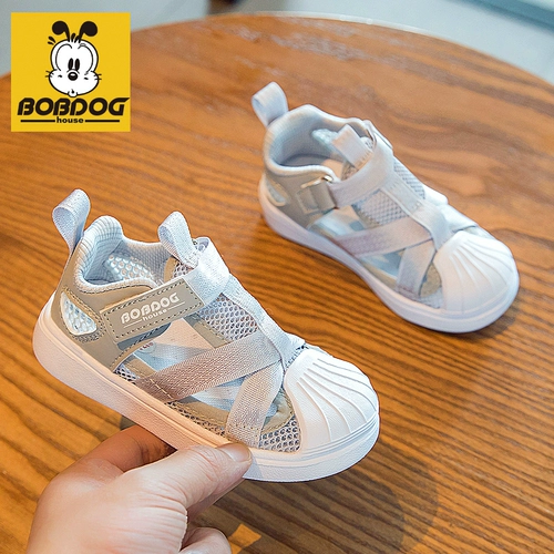 Сандалии, сумка для обуви, летняя удобная обувь для девочек, дышащая детская спортивная обувь, мягкая подошва