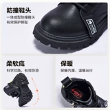 Martens, детские зимние модные ботинки, 2020, в корейском стиле