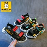 Детские нескользящие сандалии для мальчиков, летняя пляжная обувь, мягкая подошва, подходит для подростков