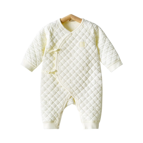 童泰 Детское осеннее стеганое удерживающее тепло боди для новорожденных, увеличенная толщина