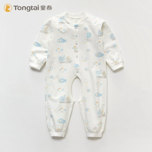 童泰 Детский демисезонный лонгслив подходит для мужчин и женщин для девочек, детское боди для новорожденных