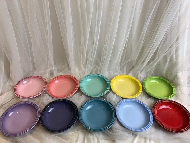 Le Home Asymptotic Color Cool Foreign Trade Pet Pan Meal Front Milk Disc Cat Bowls puppies Puppies Bone meat Ceramic Shallow Pan