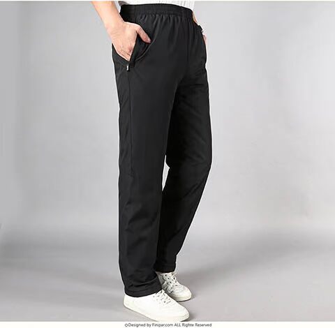 Quần thể thao nam rộng kích cỡ lớn cộng với quần ấm và béo quần jogger nam