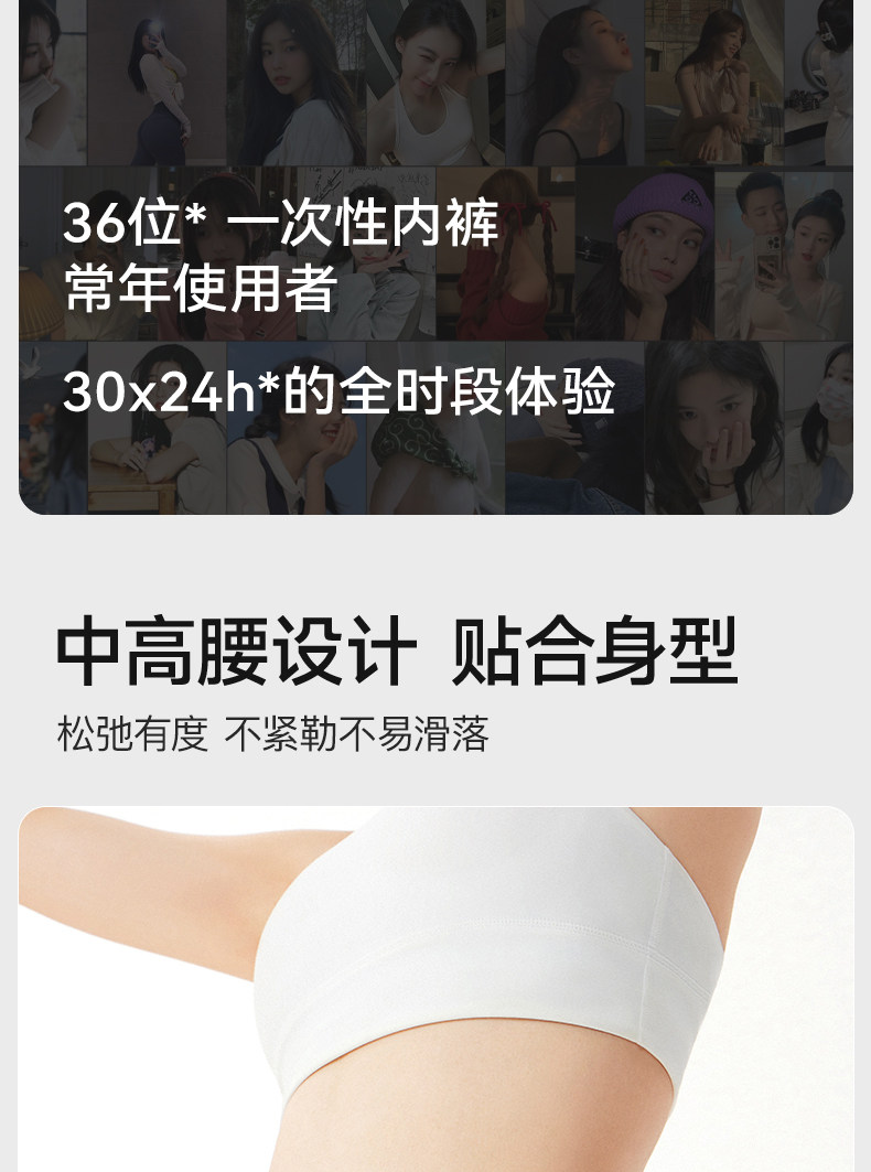 MUBAN母伴7A级一次性内裤月子产妇孕妇纯棉无菌女旅行日抛裤*32条 — 20