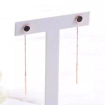 Color gold 18K rose gold round agate ear string length adjustable temperament wild 750 send friends