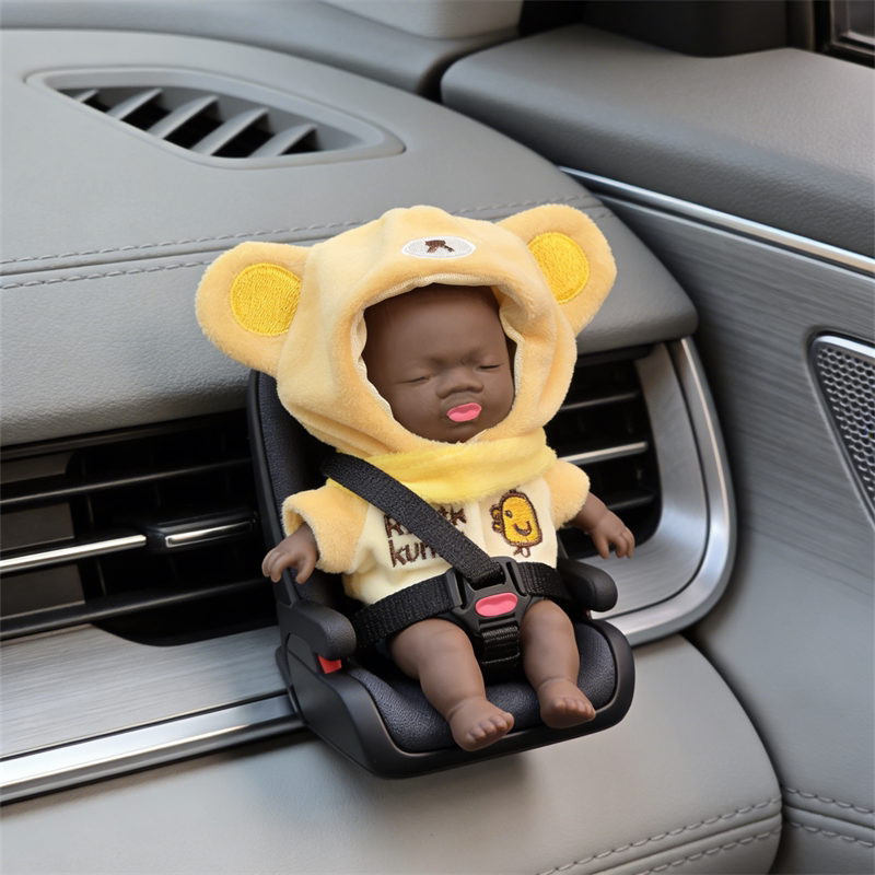 14cm娜塔莎黑娃解压玩具整蛊上班族缓解焦虑神器带衣服丑娃娃套装