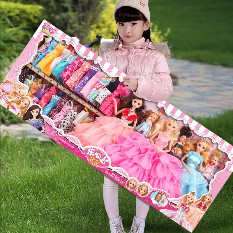 Girls Toys 3-4 years old 6 Lolita Princess 7 Girls 8 Birthday gifts 9 children 12 years old shallow Barbie Doll 5