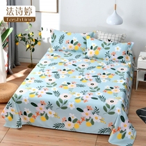 ins Wind cotton sheets single piece cotton single student dormitory single skin-to-body can sleep naked 1 8 meters bed