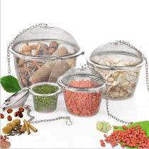 Stainless steel seasoning ball seasonings tea maker Saucepan Soup Hotpot Spices Halogen ball Missed Taste Bao Tea Filter