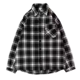 Мужская осенняя куртка, рубашка для отдыха, парная одежда для влюбленных, в стиле Шанель, оверсайз