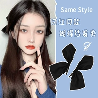 Zhixiu's Agy Bow Hair Clip Корейская сеть рыже
