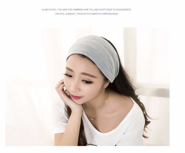 Thời trang thông minh Hàn Quốc băng đô rộng vành tai mèo bán headband dễ thương mùa thu và mùa đông kẹo màu vải đàn hồi phụ kiện tóc headband kẹp tóc mini cho bé