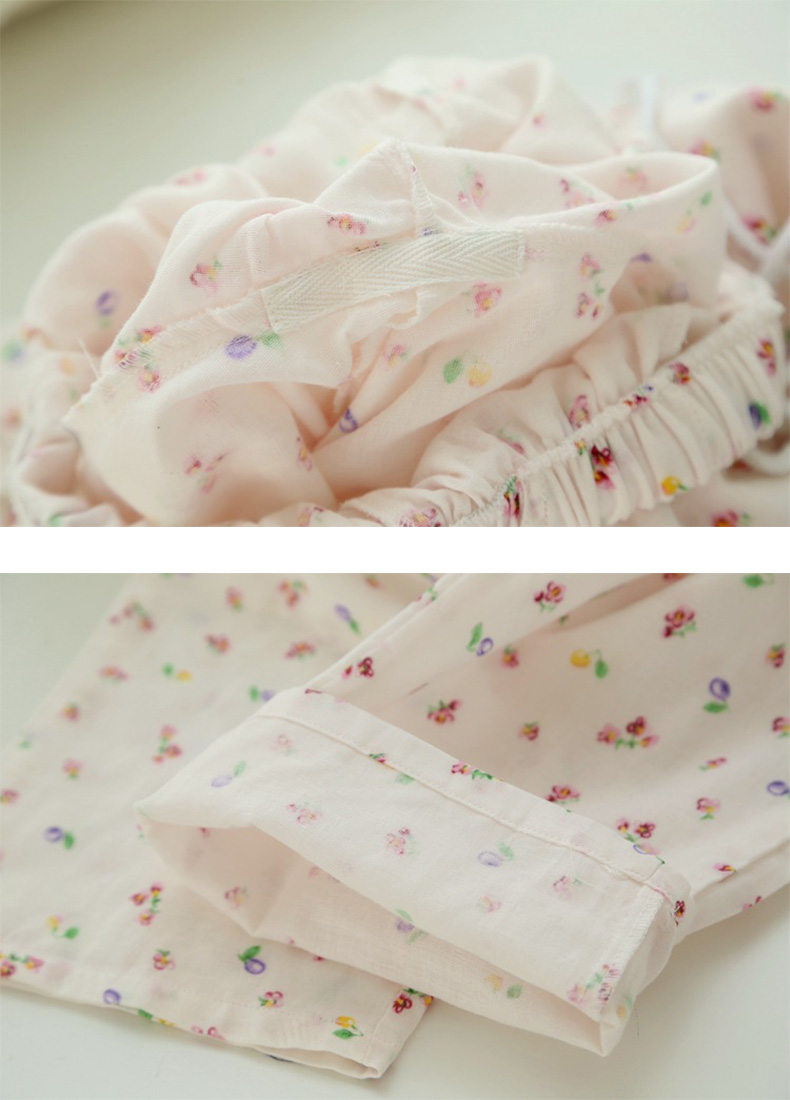 Mùa xuân và mùa thu Phụ nữ kích thước lớn Đồ ngủ Phụ nữ Quần mùa hè Quần cotton nhà Quần cotton mỏng Quần nhà lỏng Quần điều hòa quần túi hộp nam