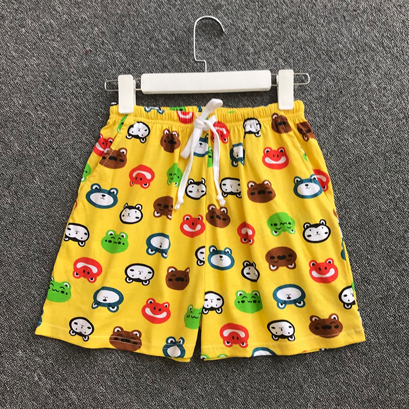 Phiên bản Hàn Quốc của phụ nữ mùa hè quần ngủ cotton giản dị nhà quần mỏng phần lỏng lẻo quần nhà cotton quần short kích thước lớn mùa hè quần jean nữ đẹp
