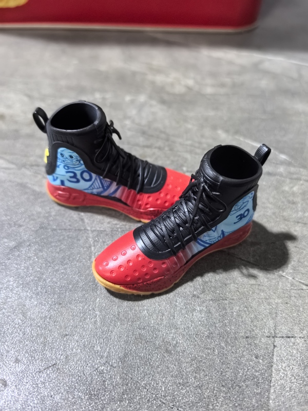 Dh1/6 Action Figure Accessories Warriors Curry 4-Time Champion Finals All-Star Dragon Robe Color Scheme Nba Realistic Shoe Model