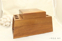 Second-hand American Alpen Company 6-hole walnut wood tobacco storage box pipe rack 2021762