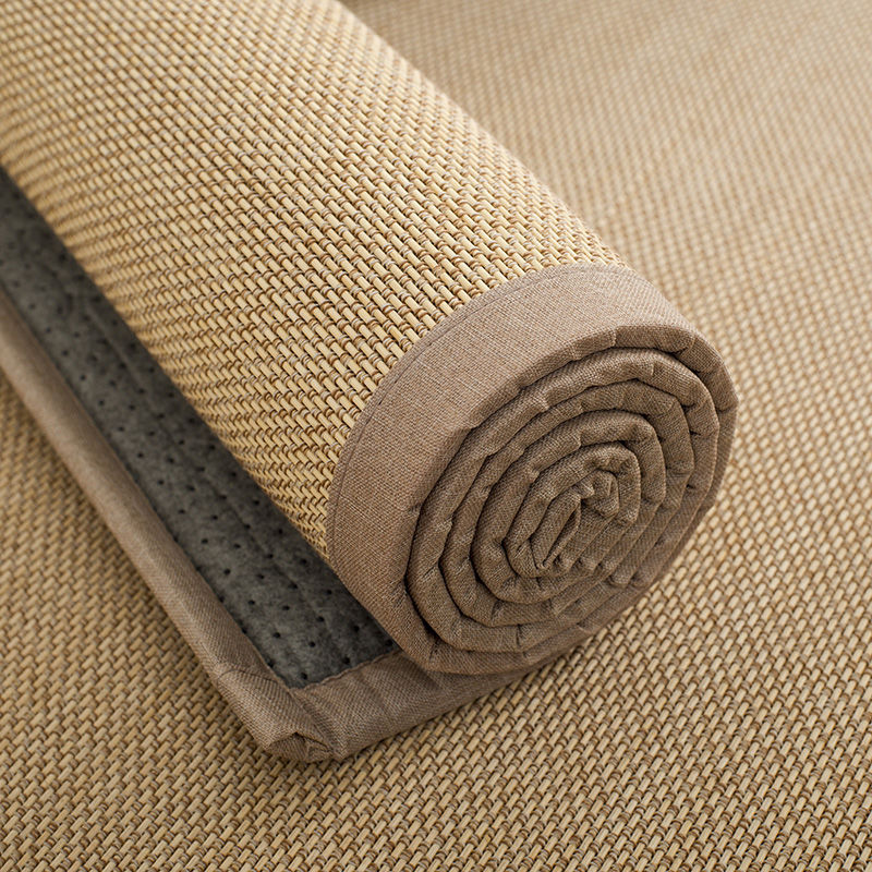 Japanese balcony woven carpet floating window mat bamboo carpet new Chinese tatami bedroom living room window mat mat