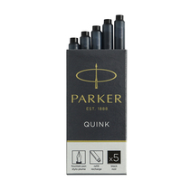Parker pen special ink replacement core ink gallbladder disposable ink core Black Standard 5 Pack