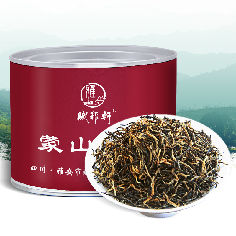Mon Top Mountain Black Tea New Tea Spring Tea Spring Tea Class Authentic Kung Fu Black Tea Honey Sprout Tea Alpine Bulk Canned 100g