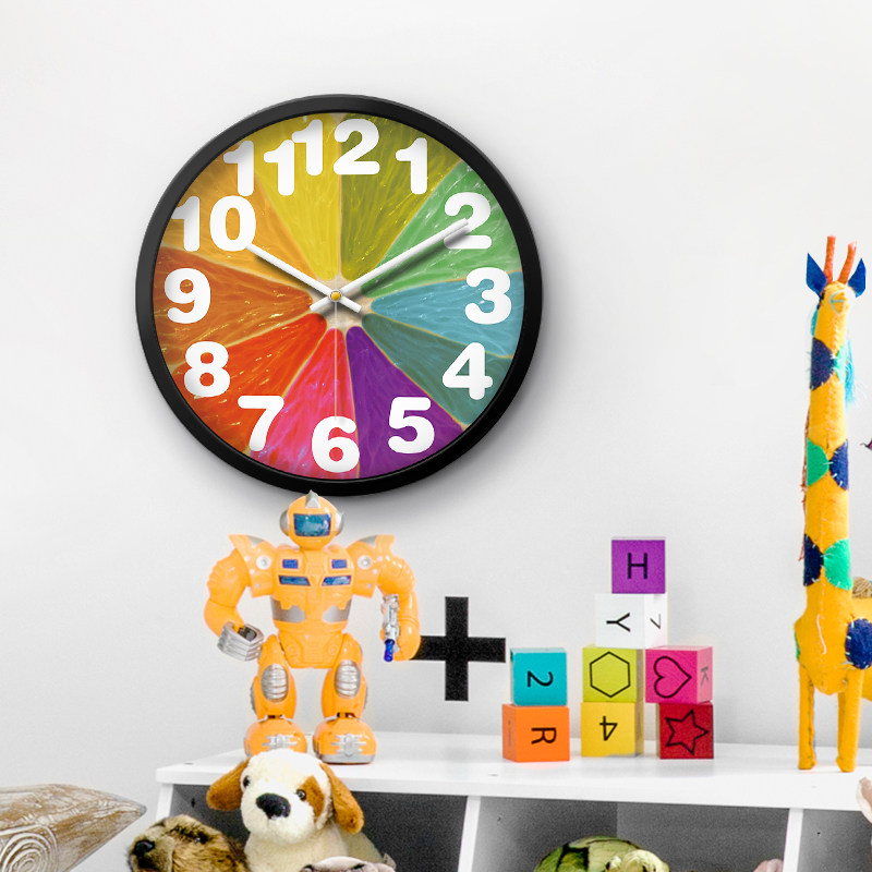 Mormon wall clock personality hanging watch fashion quartz clock living room home bedroom clock creative mute simple hanging wall