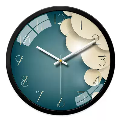 Clock and clock living room home Nordic creative hanging watch modern simple light luxury clock hanging wall fashion bedroom mute