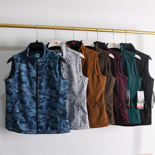 8000防水户外运动软壳马甲女 防风透气耐磨加绒保暖立领坎肩A064